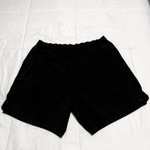 Skora Integral Running Shorts Men’s XL Black 7” Inseam Lined Zip Pocket